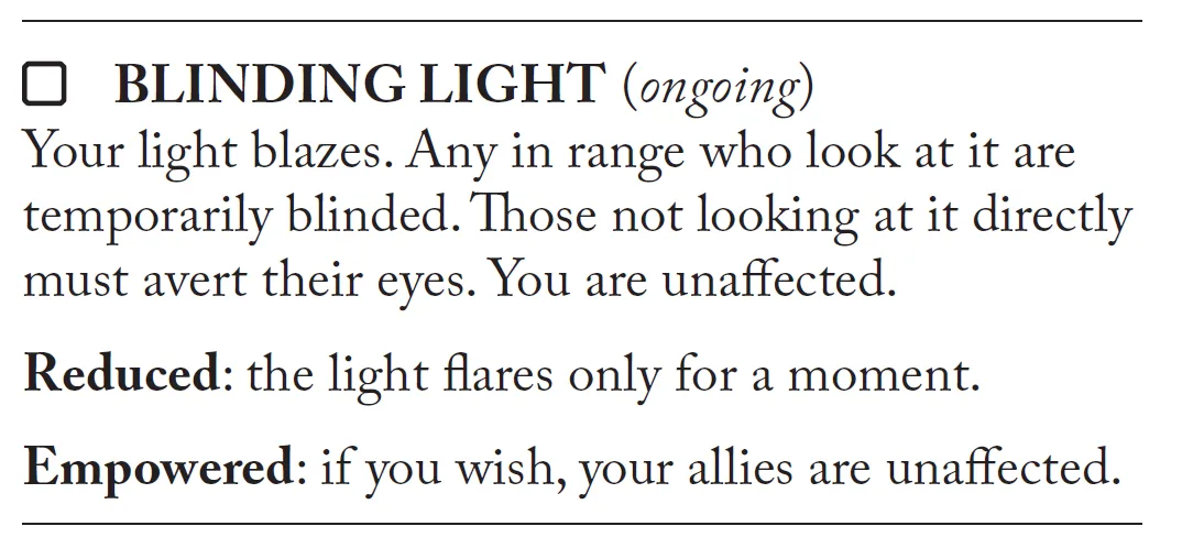 The invocation description